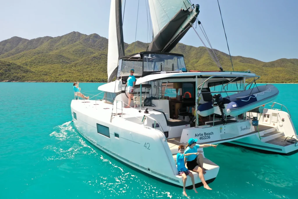 Family setting sail on SV Lawless